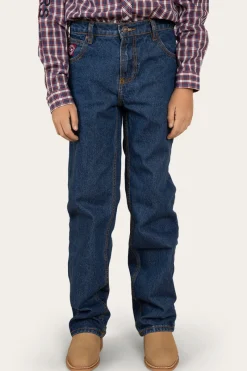 Ringers Western Southwest Kids Relaxed Fit Jean - Mid Wash Blue