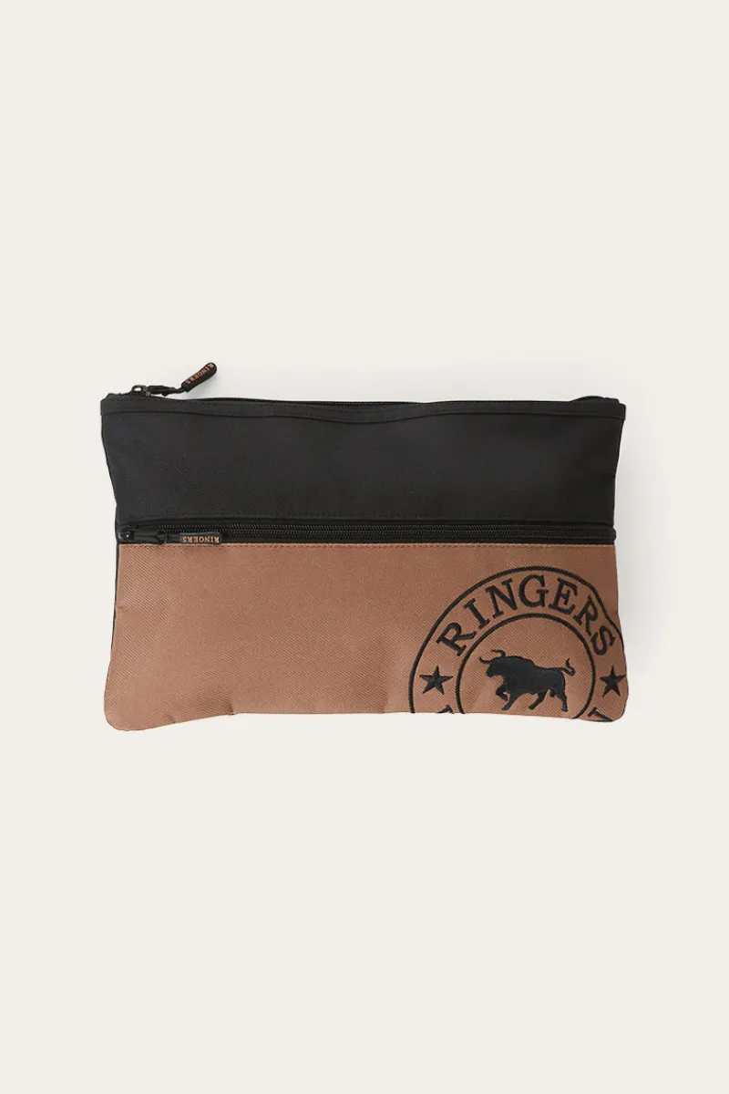 Discount Ringers Western Spencer Pencil Case - Brown / Black