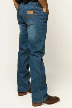 New Ringers Western Sturt Mens Relaxed Leg Jeans - Mid Blue