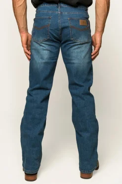 New Ringers Western Sturt Mens Relaxed Leg Jeans - Mid Blue