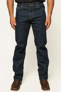 Sale Ringers Western Sturt Mens Relaxed Leg Jeans - Dark Blue