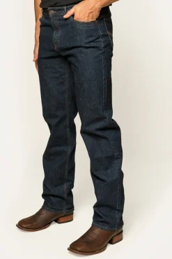Sale Ringers Western Sturt Mens Relaxed Leg Jeans - Dark Blue