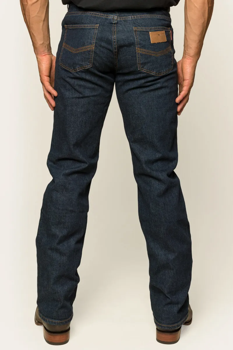 Sale Ringers Western Sturt Mens Relaxed Leg Jeans - Dark Blue