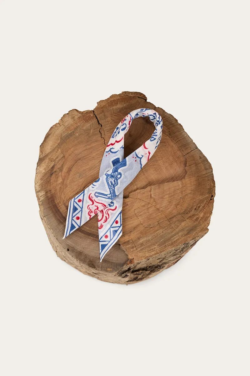 Best Ringers Western Summer Days Bandana Scarf - White