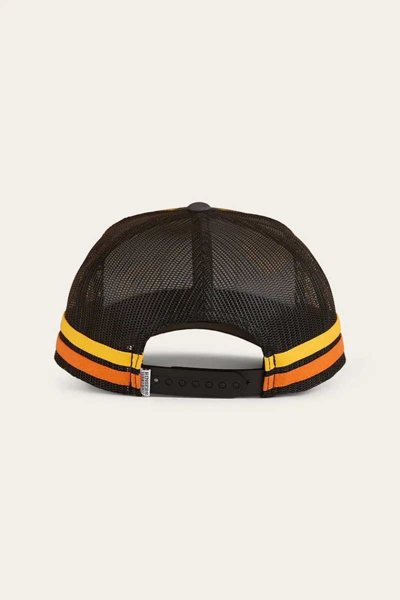 New Ringers Western Sunflowers Kids Trucker Cap - Black / Multi