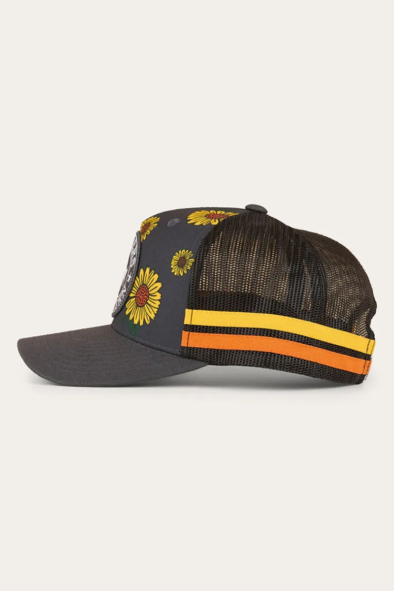 Best Ringers Western Sunflowers Trucker Cap - Black / Multi