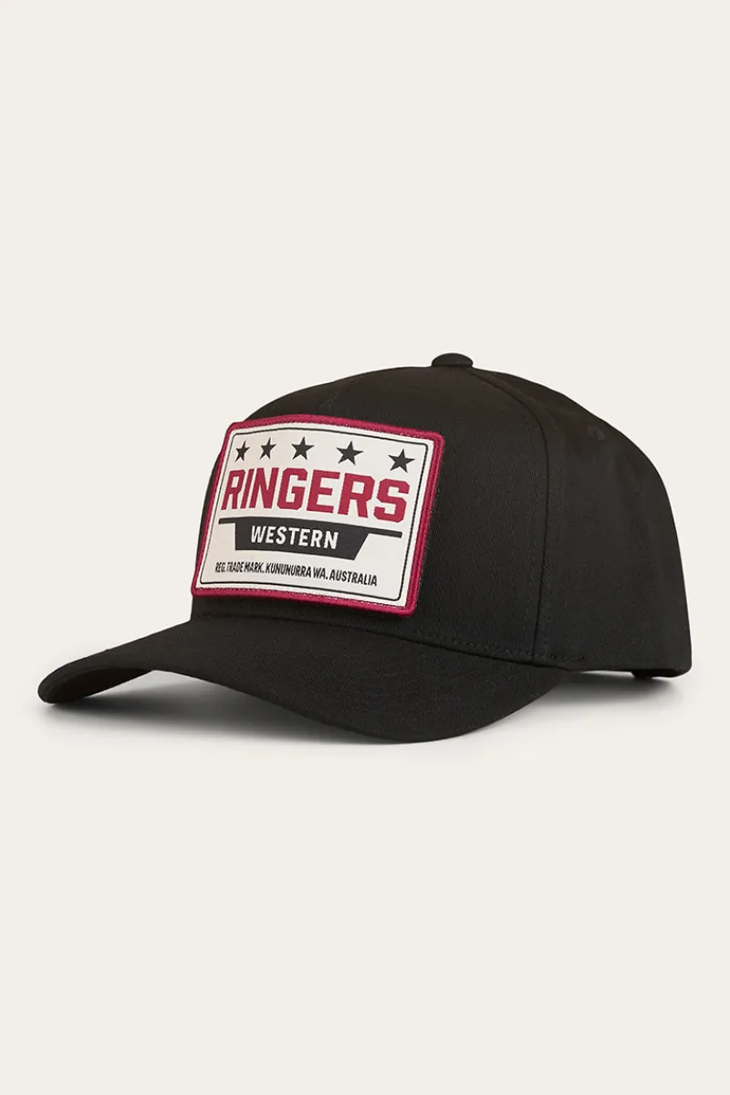 Online Ringers Western Switcheroo Baseball Cap - Black