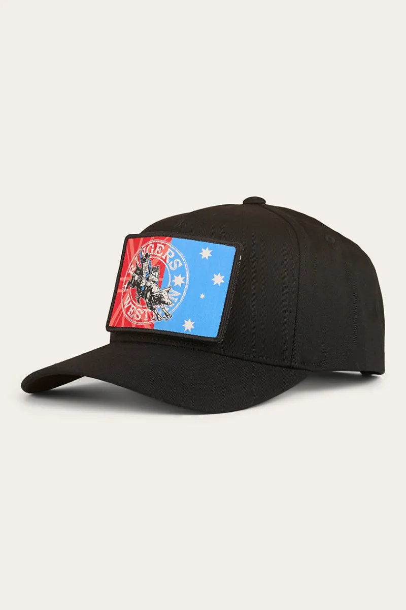 Online Ringers Western Switcheroo Baseball Cap - Black