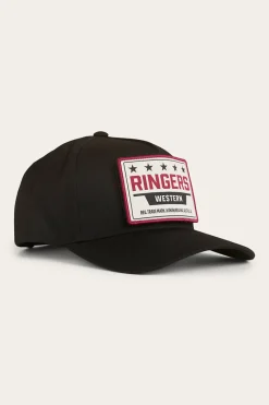 Online Ringers Western Switcheroo Baseball Cap - Black