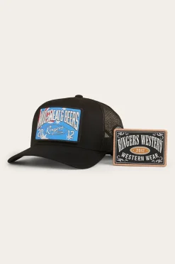 Online Ringers Western Switcheroo Trucker Cap - Black