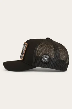 Online Ringers Western Switcheroo Trucker Cap - Black