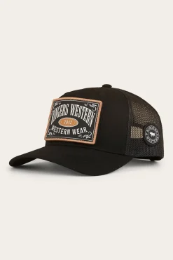 Online Ringers Western Switcheroo Trucker Cap - Black