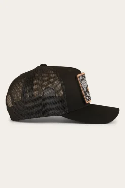 Online Ringers Western Switcheroo Trucker Cap - Black