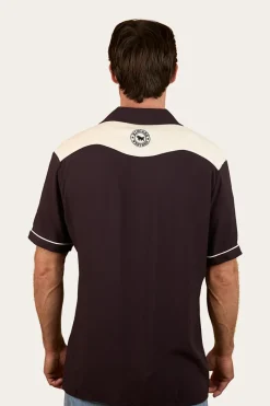 Best Ringers Western Take No Bull Mens Pub Shirt - Charcoal