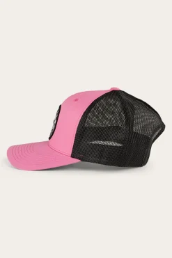 Online Ringers Western Tara Ponytail Trucker Cap - Melon