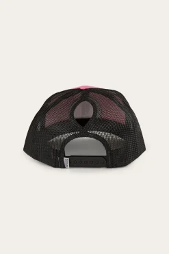 Online Ringers Western Tara Ponytail Trucker Cap - Melon