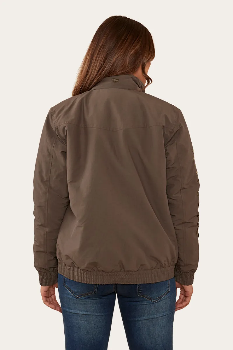 Clearance Ringers Western Tesbury Womens Jacket - Brown/Military