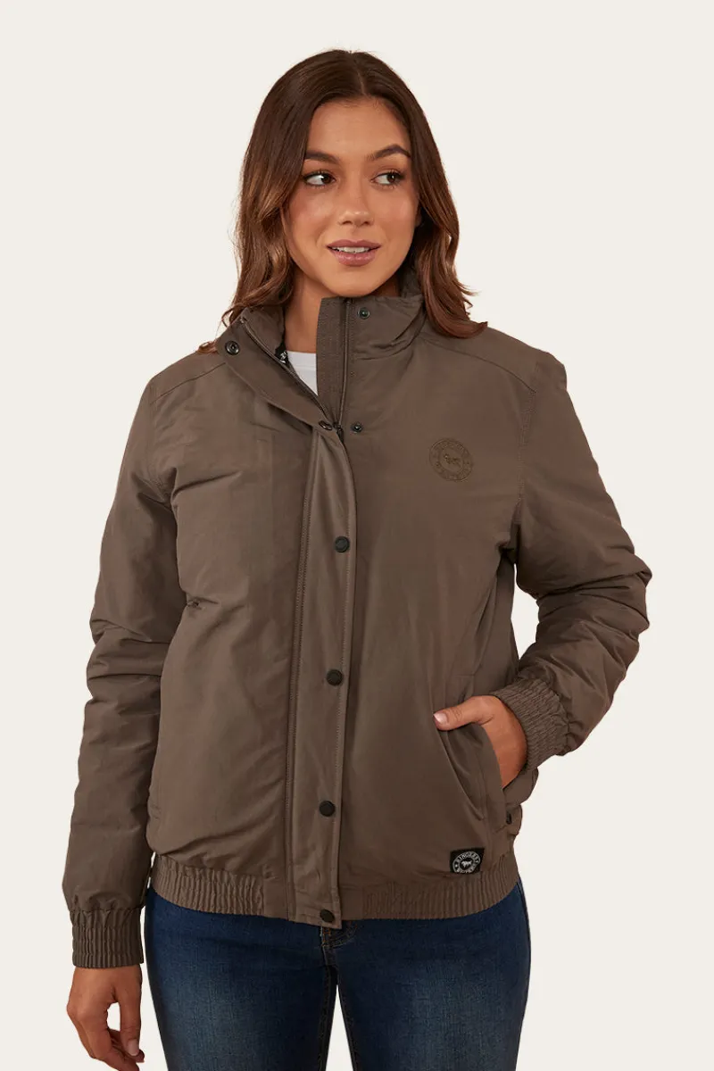 Clearance Ringers Western Tesbury Womens Jacket - Brown/Military