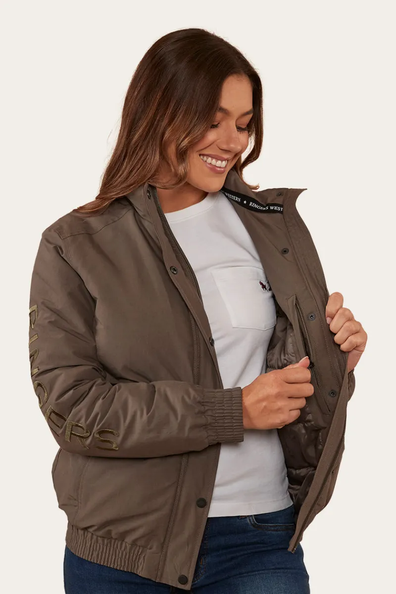 Clearance Ringers Western Tesbury Womens Jacket - Brown/Military