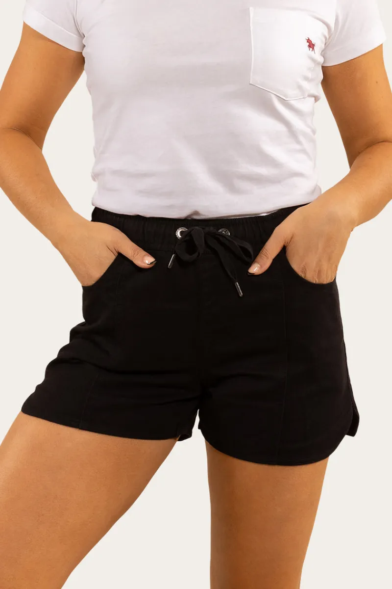 Best Ringers Western Tora Womens Heavy Weight Ruggers - Black
