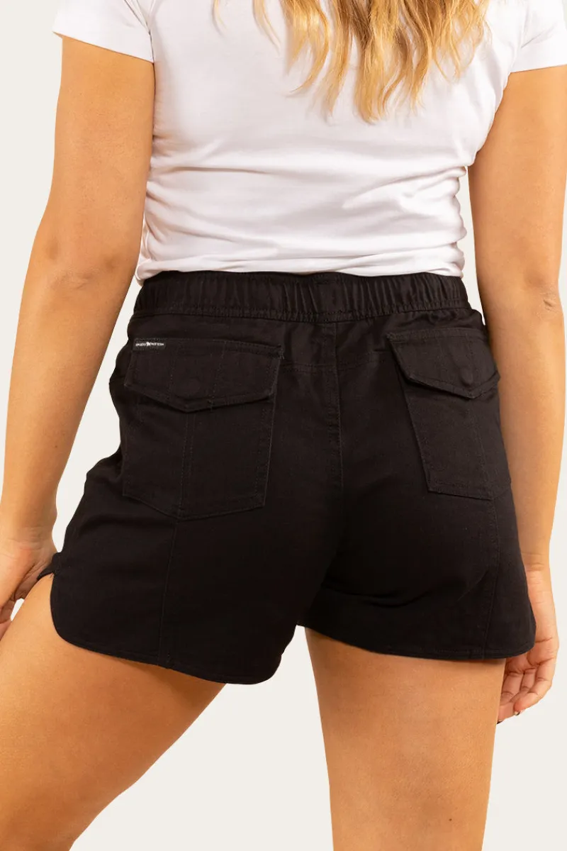 Best Ringers Western Tora Womens Heavy Weight Ruggers - Black