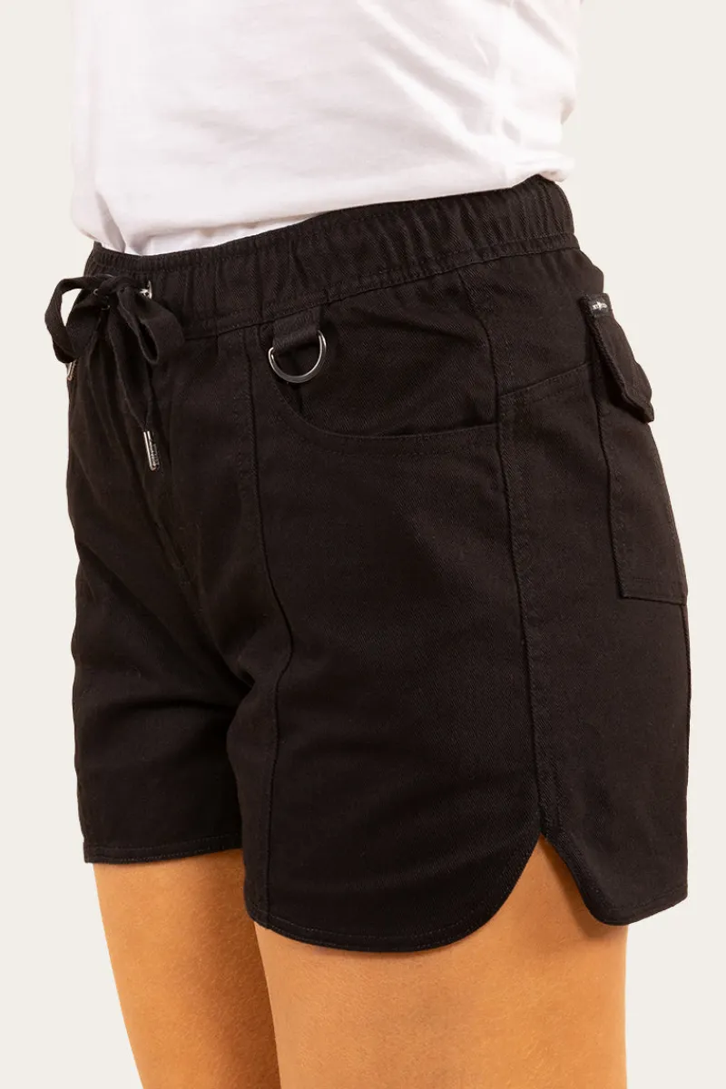 Best Ringers Western Tora Womens Heavy Weight Ruggers - Black