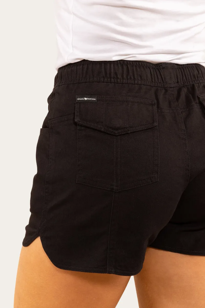 Best Ringers Western Tora Womens Heavy Weight Ruggers - Black