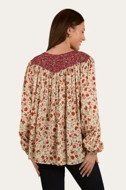 Clearance Ringers Western Twyla Womens Fashion Top - Off White