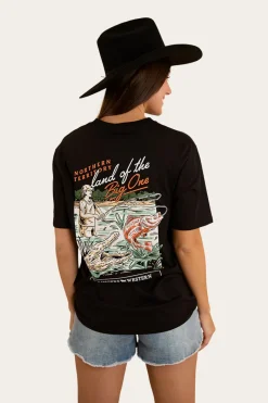 Sale Ringers Western Up North Unisex T-Shirt - Black