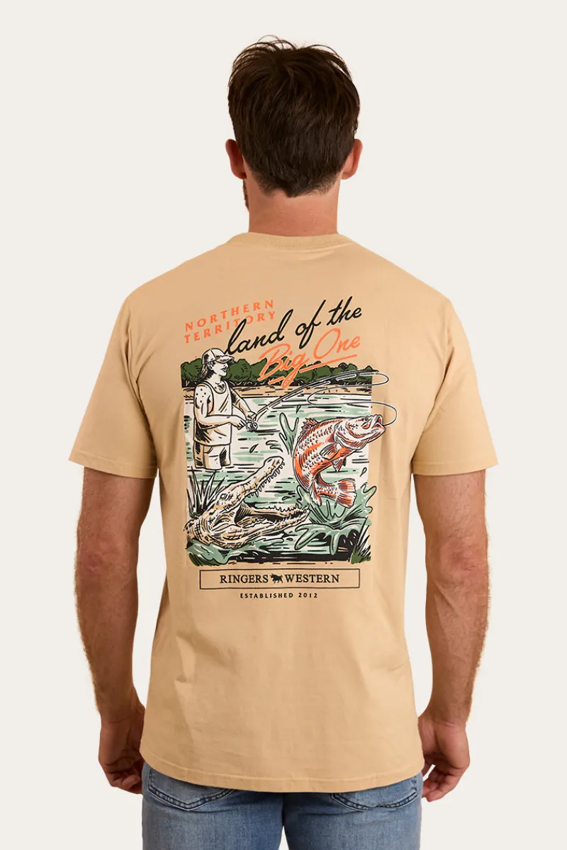 Best Ringers Western Up North Unisex T-Shirt - Dark Sand