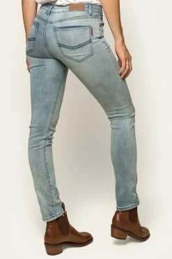 Outlet Ringers Western Victoria Womens Mid-Rise Straight-Leg Jeans - Light Blue