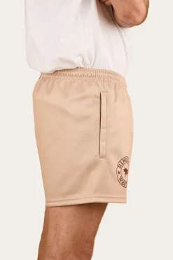 Online Ringers Western Walkabout Warrior Footy Short - Dark Sand / Multi