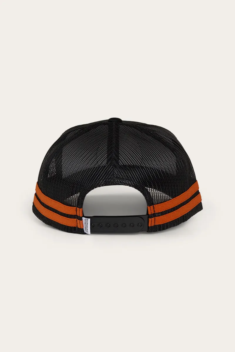 Outlet Ringers Western Walkabout Warrior Trucker Cap - Black