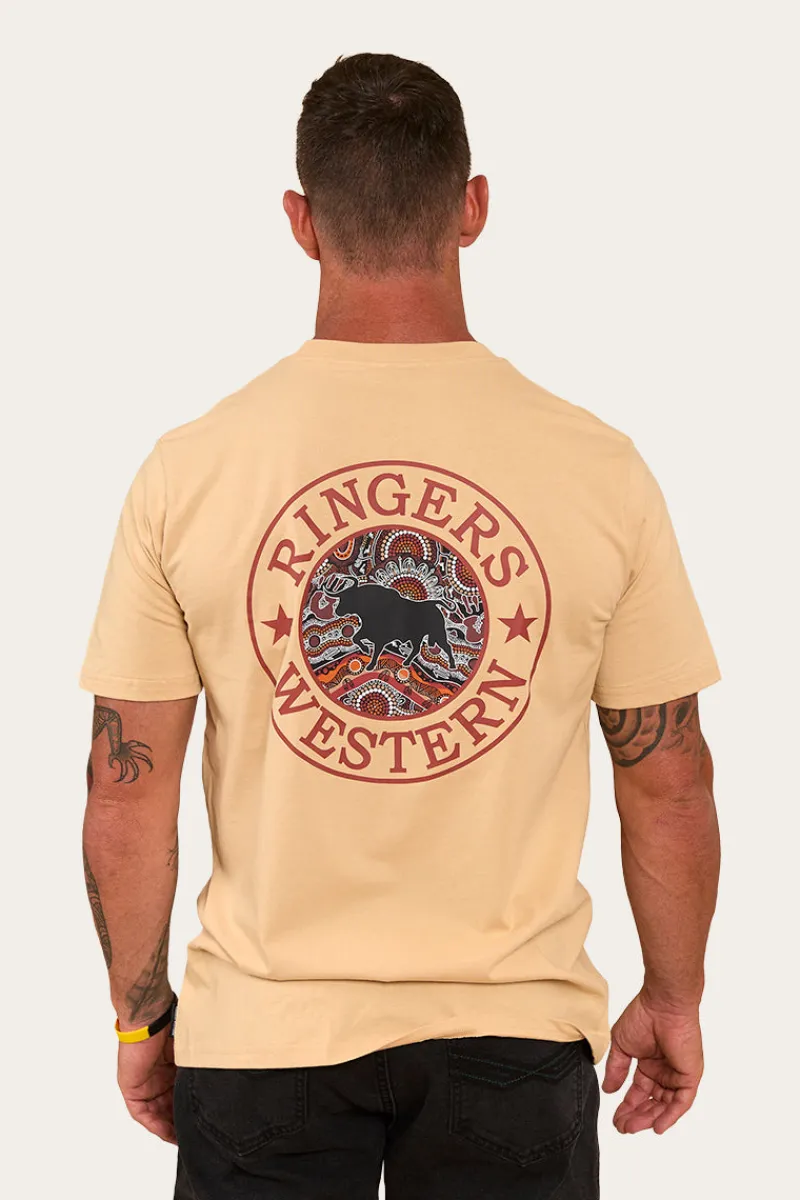New Ringers Western Walkabout Warrior Unisex T-Shirt - Dark Sand