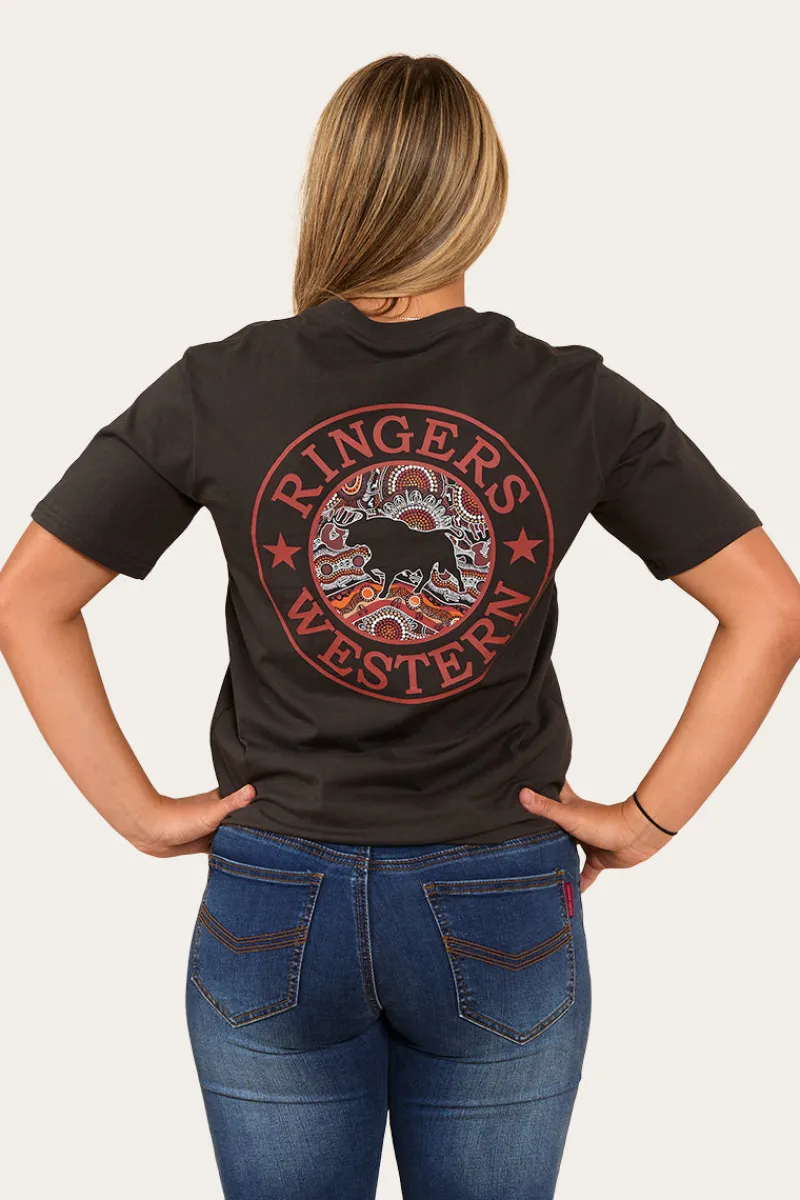 Sale Ringers Western Walkabout Warrior Unisex T-Shirt - Charcoal