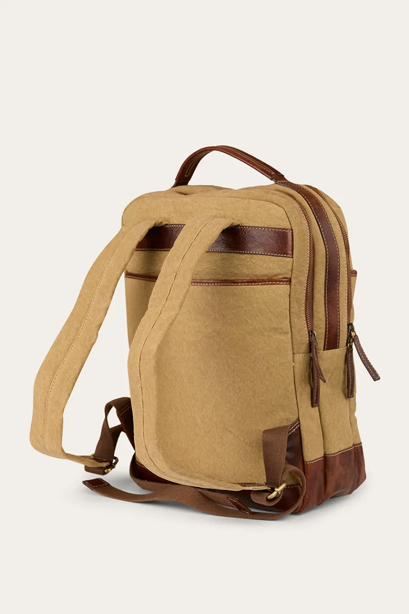 Outlet Ringers Western Waxicanvas Backpack - Sand