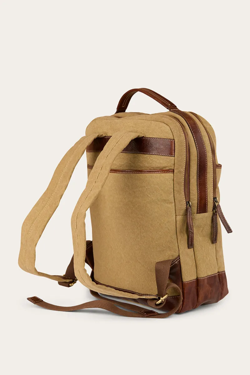 Outlet Ringers Western Waxicanvas Backpack - Sand