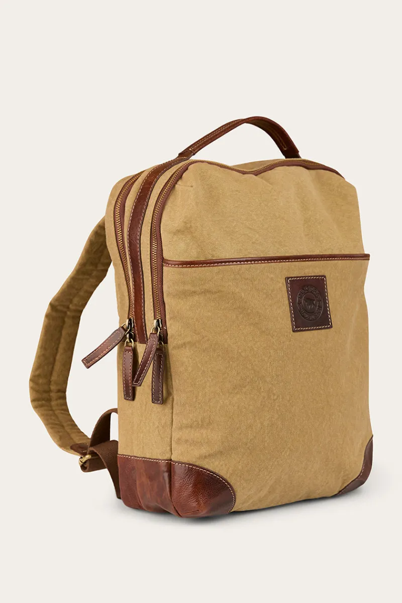 Outlet Ringers Western Waxicanvas Backpack - Sand