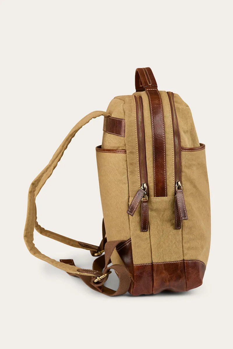 Outlet Ringers Western Waxicanvas Backpack - Sand
