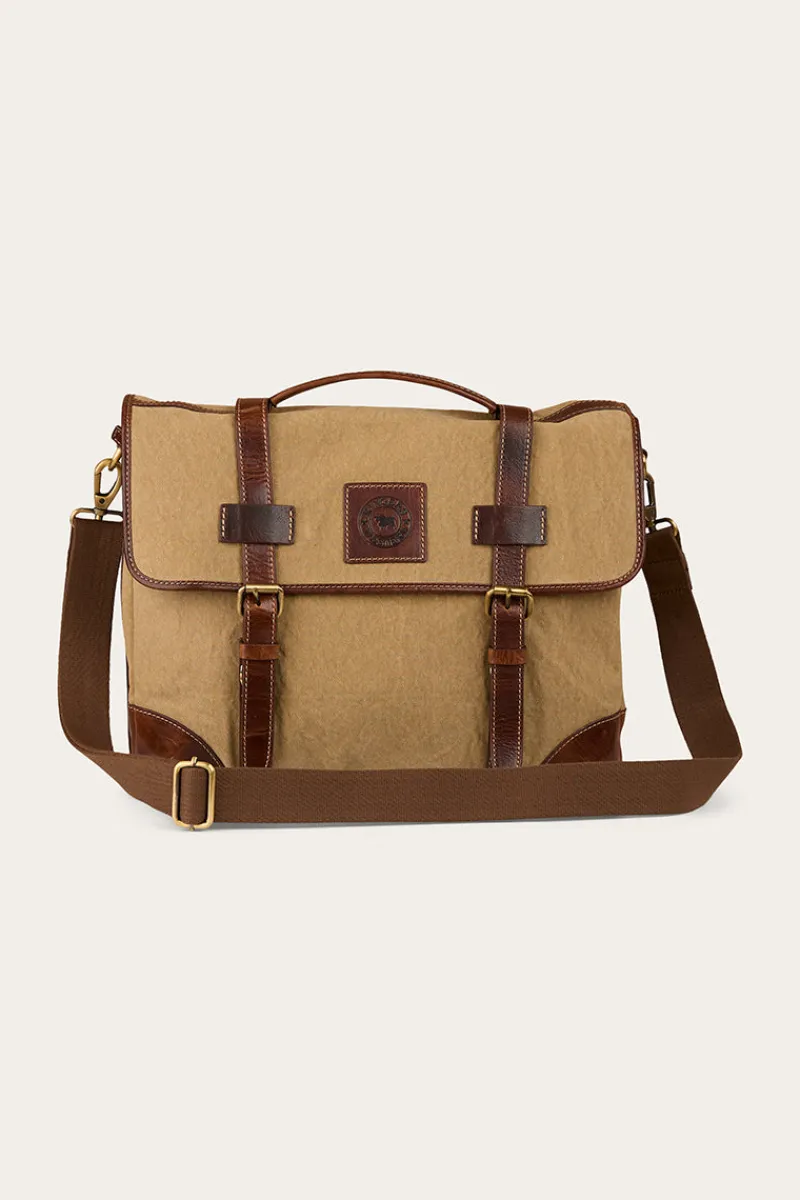 Outlet Ringers Western Waxicanvas Messenger - Sand