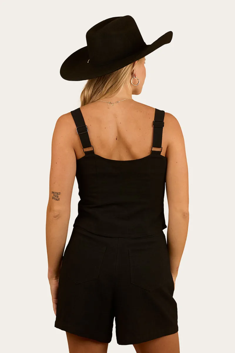 Best Ringers Western Westley Embroidered Short - Black