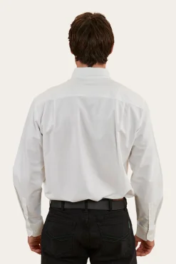 Hot Ringers Western Whyalla Mens Dress Shirt - White